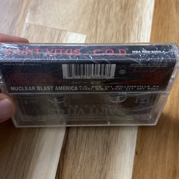 SAINT VITUS - C.O.D 1992 Cassette (Collectible) Nuclear Blast America - Picture 6 of 6